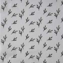 Printed Cotton ZIFIR Gray / Charcoal